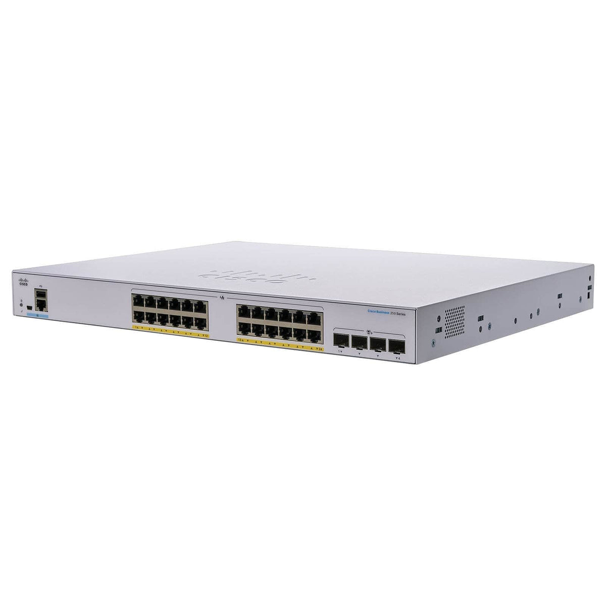 Cisco 24x 10/100/1000 Ethernet PoE+ ports and 195W PoE budget, 4x 1G SFP uplinks Switch - C1000-24P-4G-L New