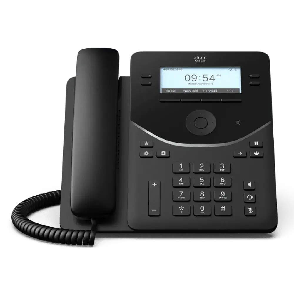 Cisco Desk Phone 9841 DP-9841-K9 4-Line Gigabit VoIP IP Phone SIP PoE - Refurbished