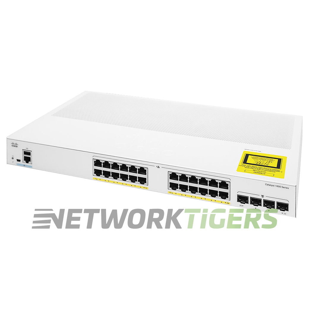 NEW Cisco C1000-24P-4X-L Catalyst 1000 24x 1GB PoE+ RJ45 4x 10GB SFP+ Switch