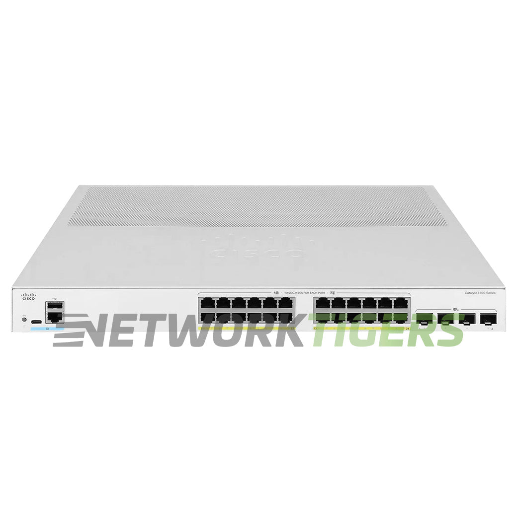 NEW Cisco C1300-24P-4X Catalyst 1300 24x 1GB PoE+ RJ-45 4x 10GB SFP+ Switch