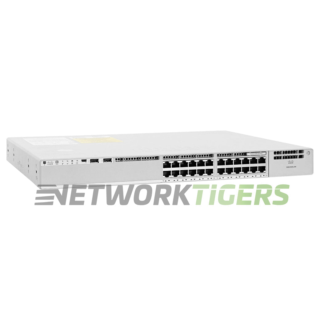 NEW Cisco C9200-24P-E 24x 1GB PoE+ RJ45 1x Module Slot Switch