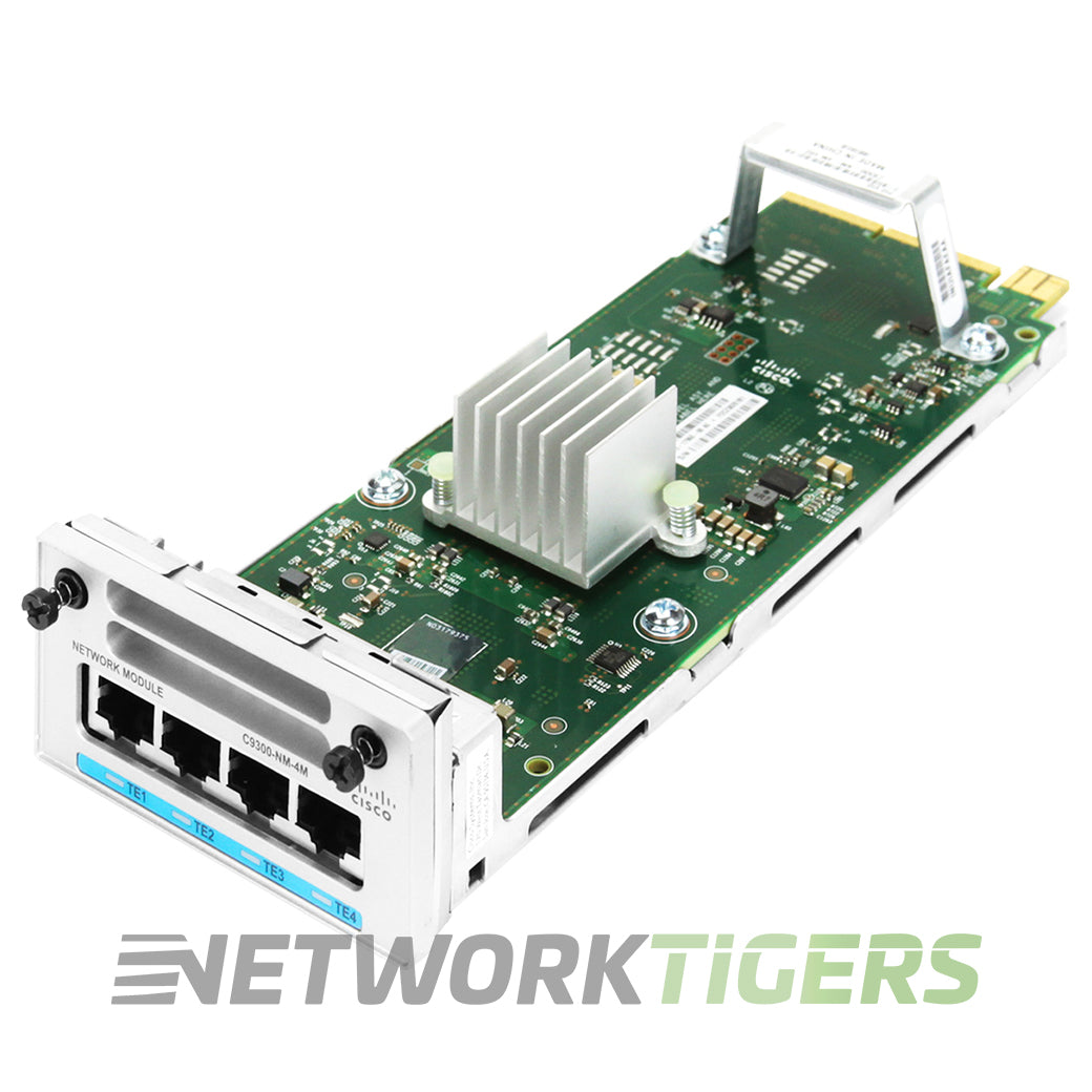 NEW Cisco C9300-NM-4M Catalyst 9300 Series 4x MultiGB RJ45 Switch Module