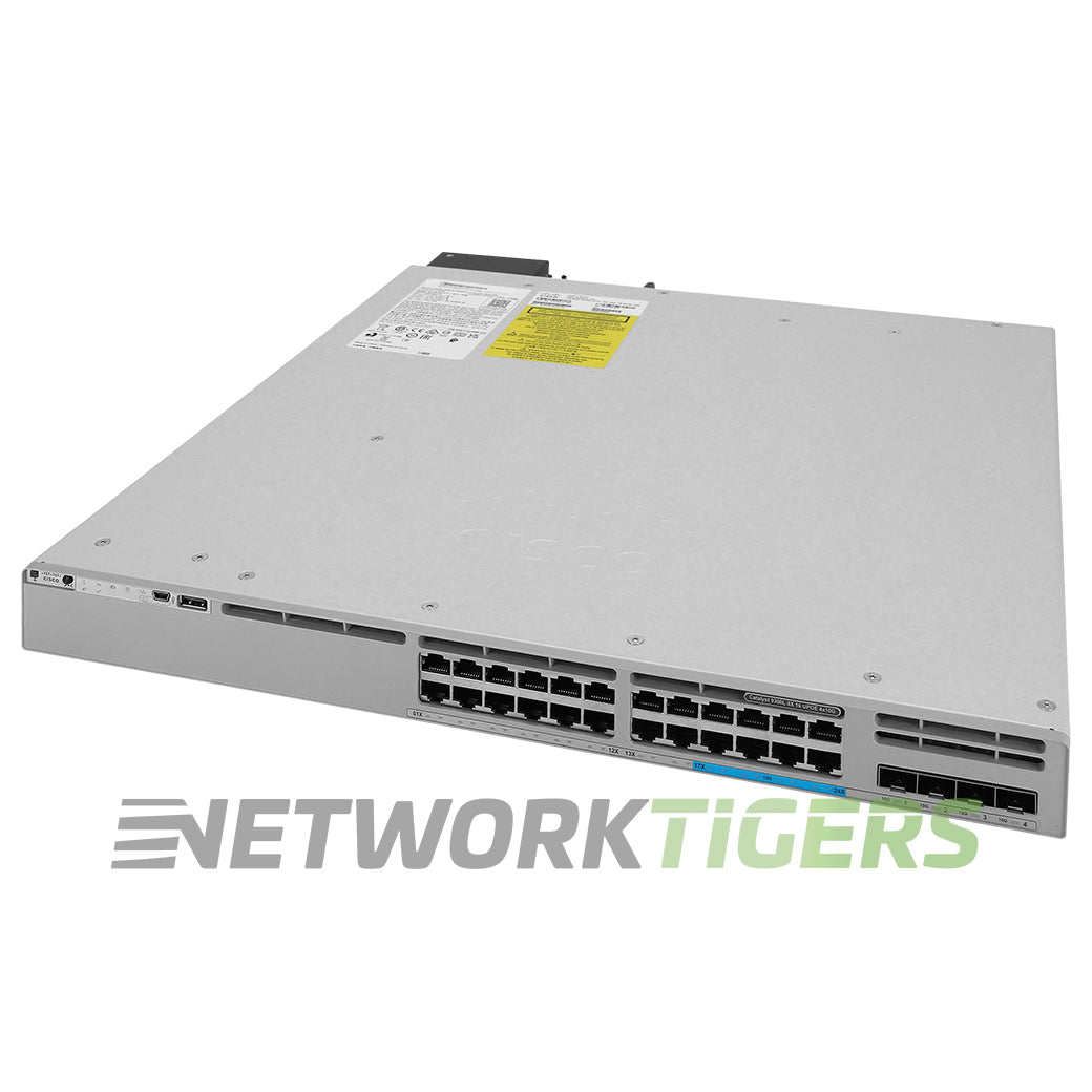 NEW Cisco C9300L-24UXG-4X-A 24x 1GB UPoE RJ45 (8x MultiGB) 4x SFP+ Switch