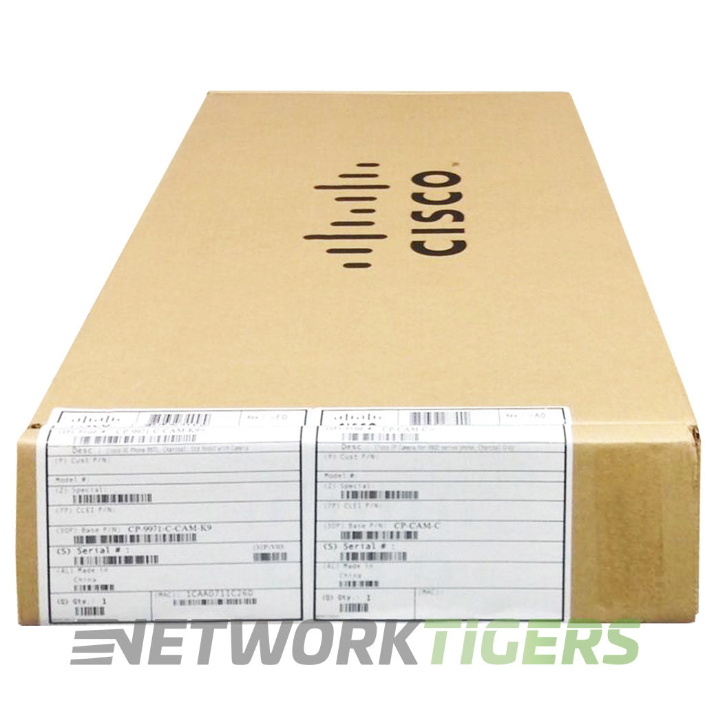 NEW Cisco CP-9971-C-CAM-K9 Charcoal with Camera VOIP Phone