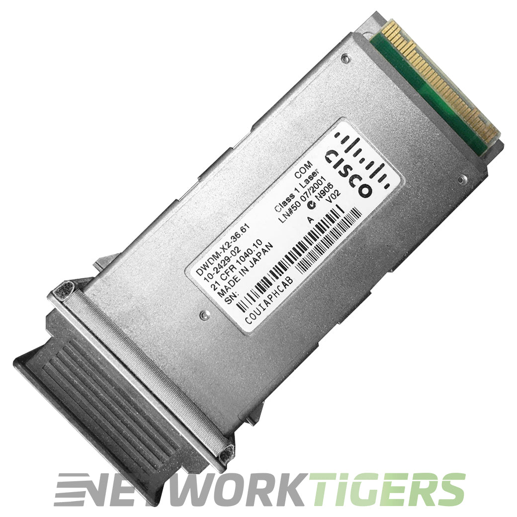 Cisco DWDM-X2-36.61 10GB BASE-DWDM 80km over SMF X2 Transceiver