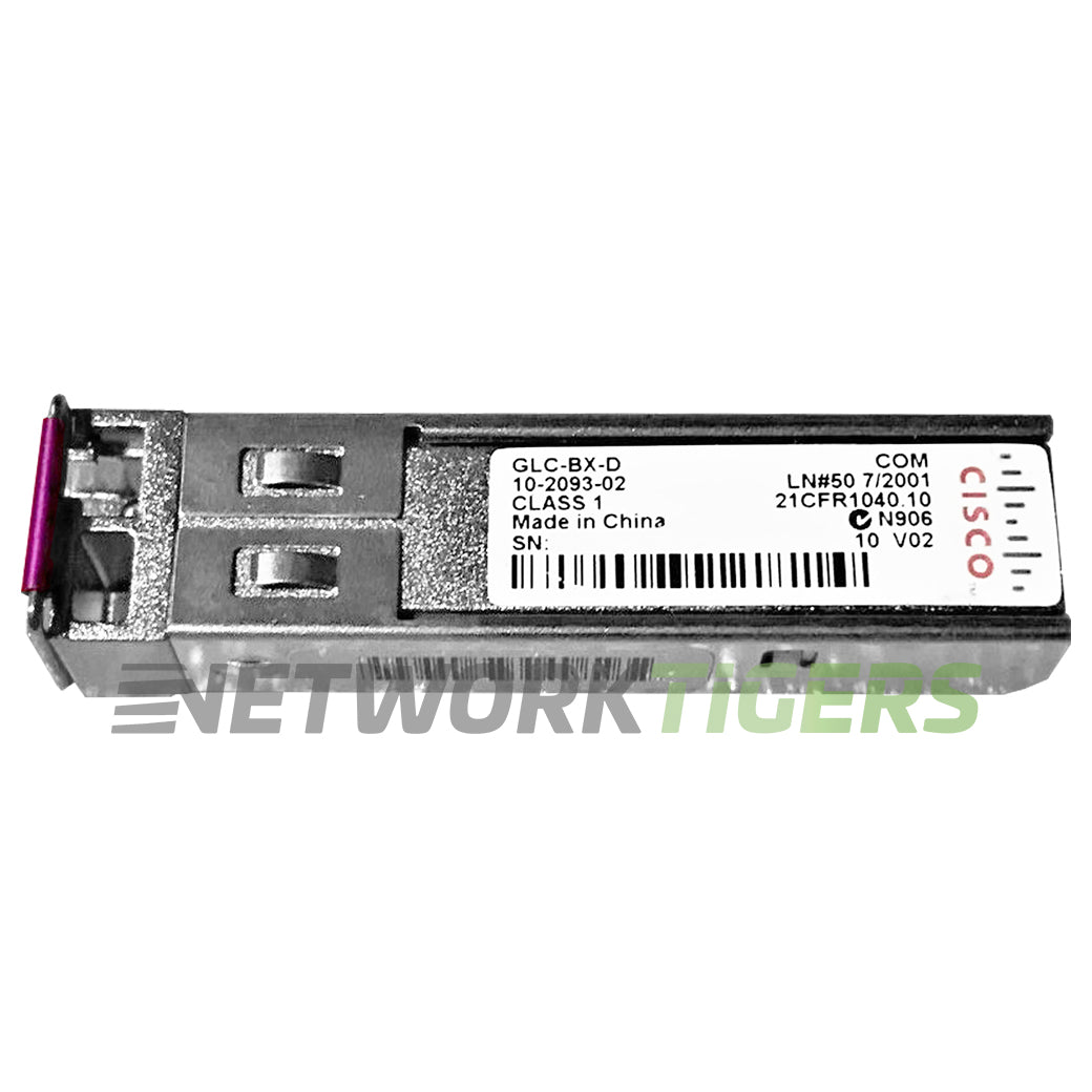 Cisco GLC-BX-D 1000BASE-BX10 1490 nm SMF SFP Transceiver Module