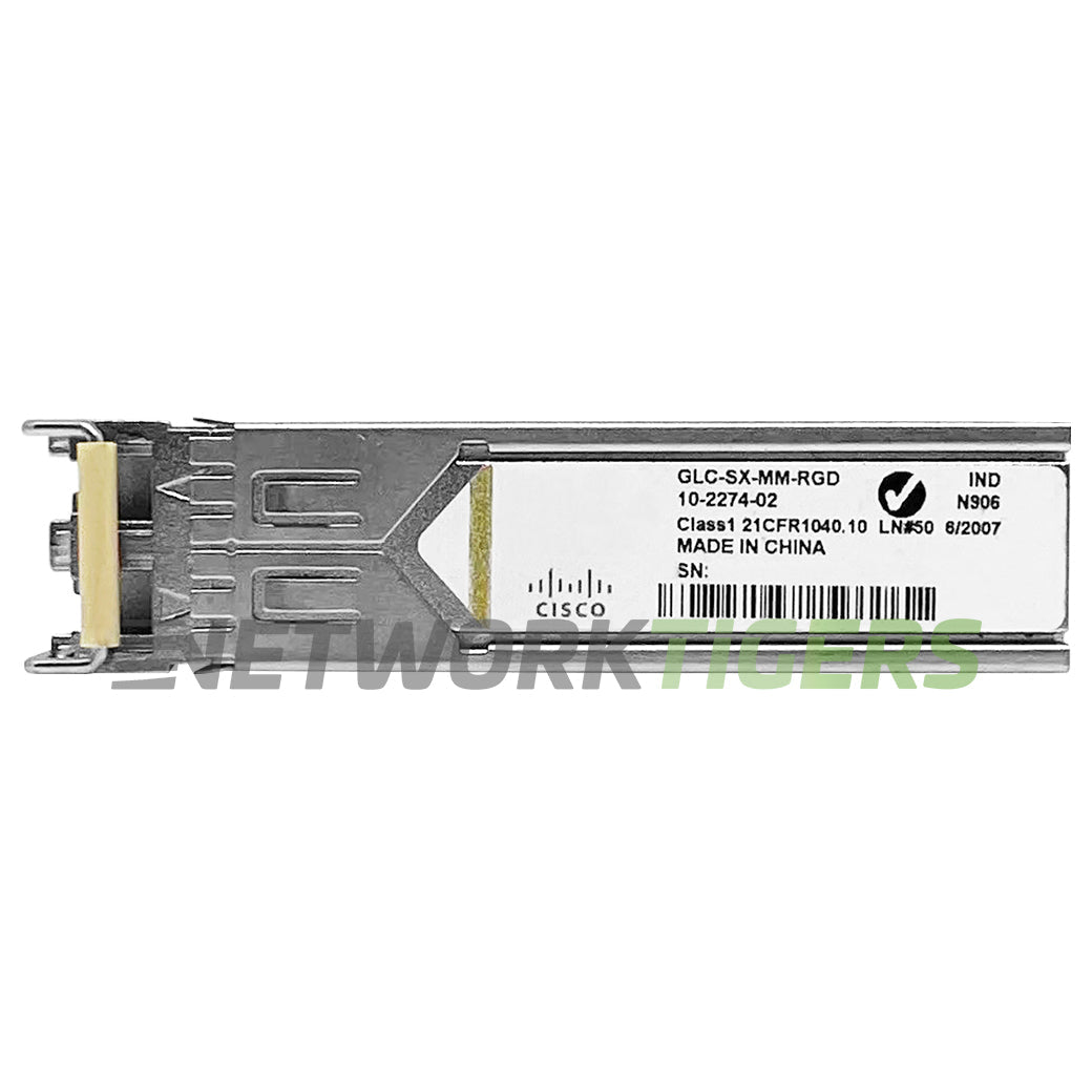 NEW Cisco GLC-SX-MM-RGD 1GB BASE-SX MMF LC Rugged SFP Transceiver (Without DOM)