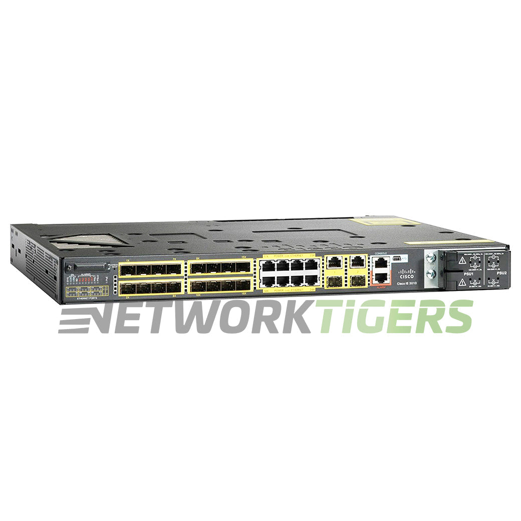NEW Cisco IE-3010-16S-8PC 16x FE SFP 8x FE PoE RJ45 2x 1GB Combo Switch
