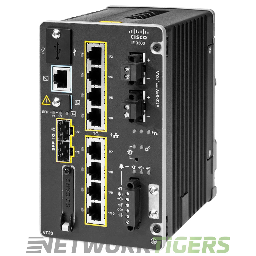 Cisco IE-3300-8T2S-E IE3300 Rugged 8x 1GB RJ45 2x 1GB SFP Switch