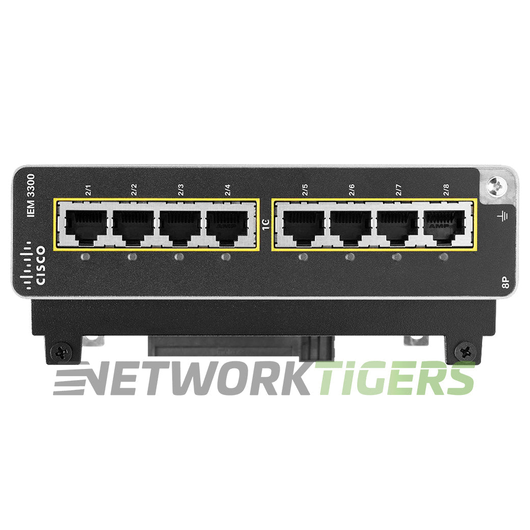 NEW Cisco IEM-3300-16P Catalyst IE3300 Rugged 16x 1GB PoE+ RJ45 Switch Module