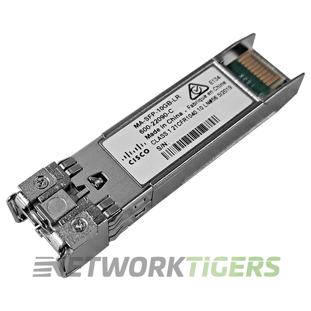 Cisco Meraki MA-SFP-10GB-LR 10GB BASE-LR 1310nm SMF SFP+ Transceiver