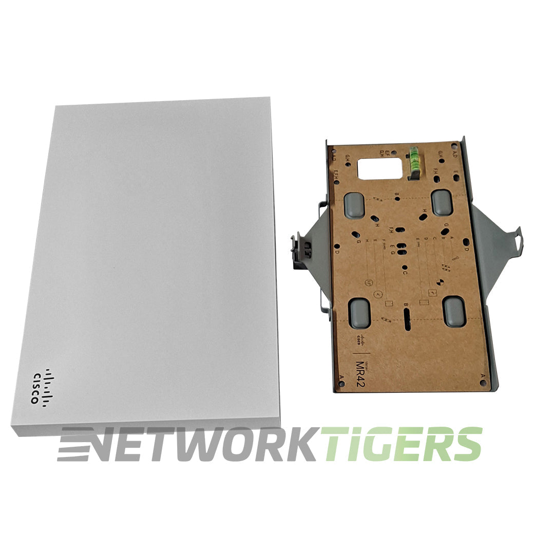 Cisco Meraki MR42-HW Wi-Fi 5 802.11ac Internal Ant Unclaimed WAP w/ Mounts