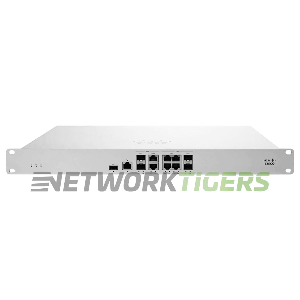 NEW Cisco Meraki MX105-HW 3 Gbps 4x 1GB RJ45 4x 10GB SFP+ Unclaimed Firewall