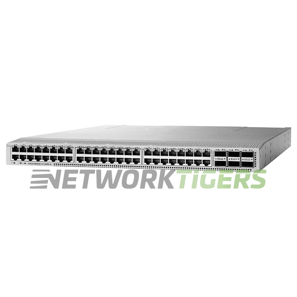 NEW Cisco N3K-C31108TC-V 48x 10GB Copper 6x 100GB QSFP28 F-B Airflow Switch