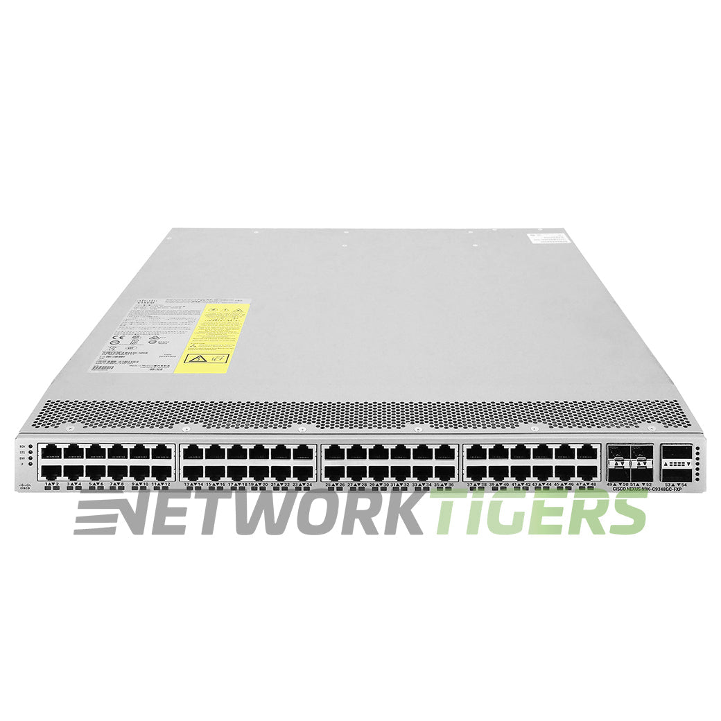 Cisco N9K-C9348GC-FXP 48x 1GB RJ45 4x 25GB SFP28 2x 100GB QSFP28 B-F Air Switch