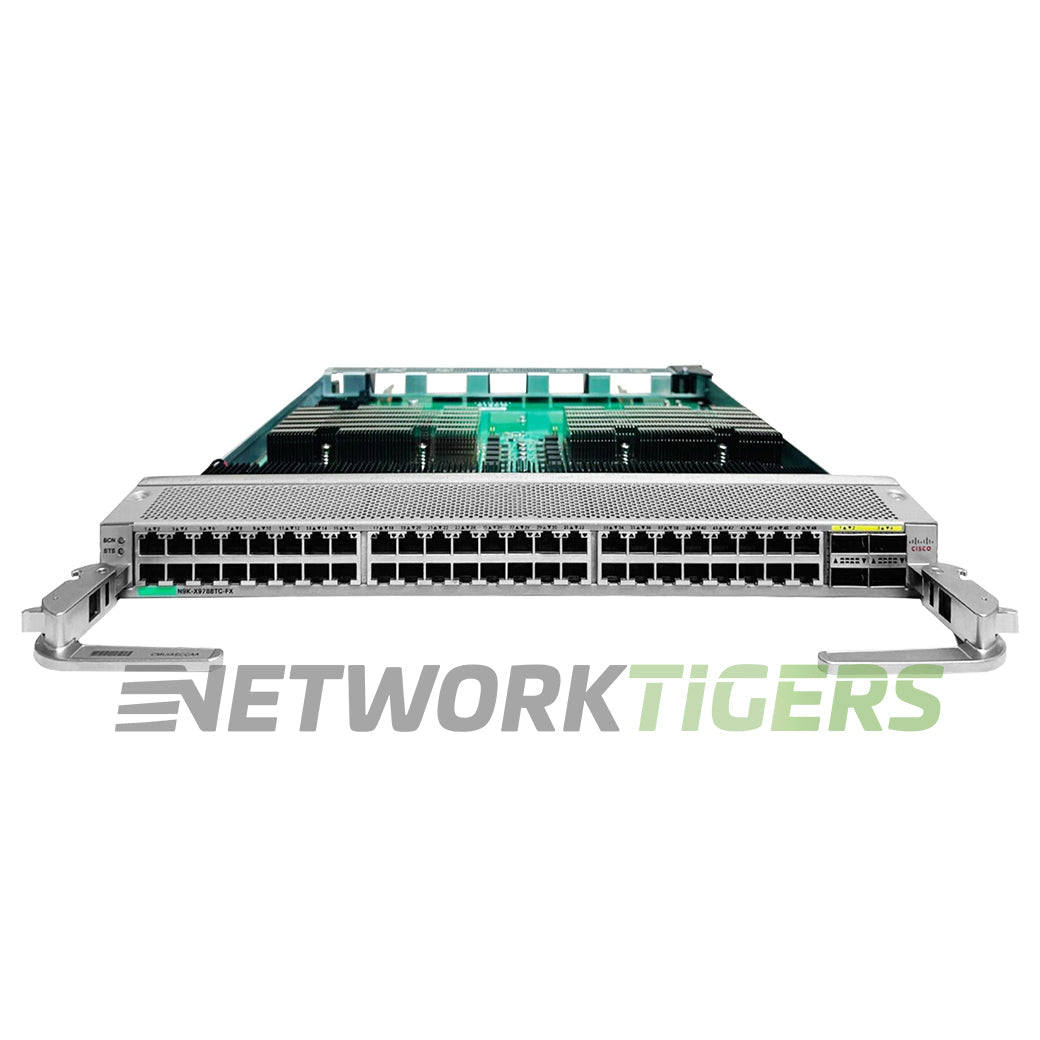 Cisco N9K-X9788TC-FX 48x 10GB Copper 4x 100GB QSFP28 Cloud Scale Line Card