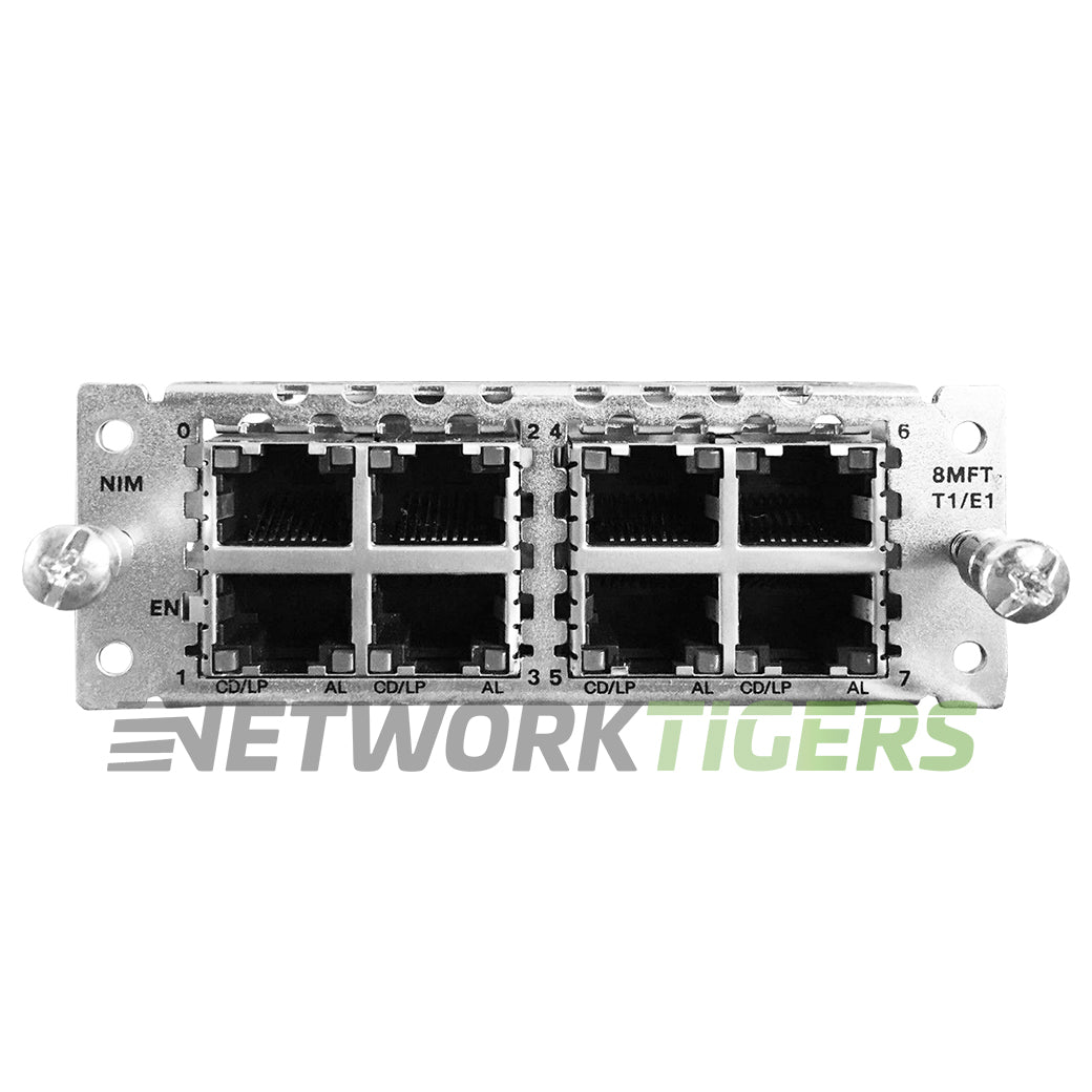 NEW Cisco NIM-8MFT-T1/E1 ISR 4000 Series 8x MultiFlex T1/E1 Router Module