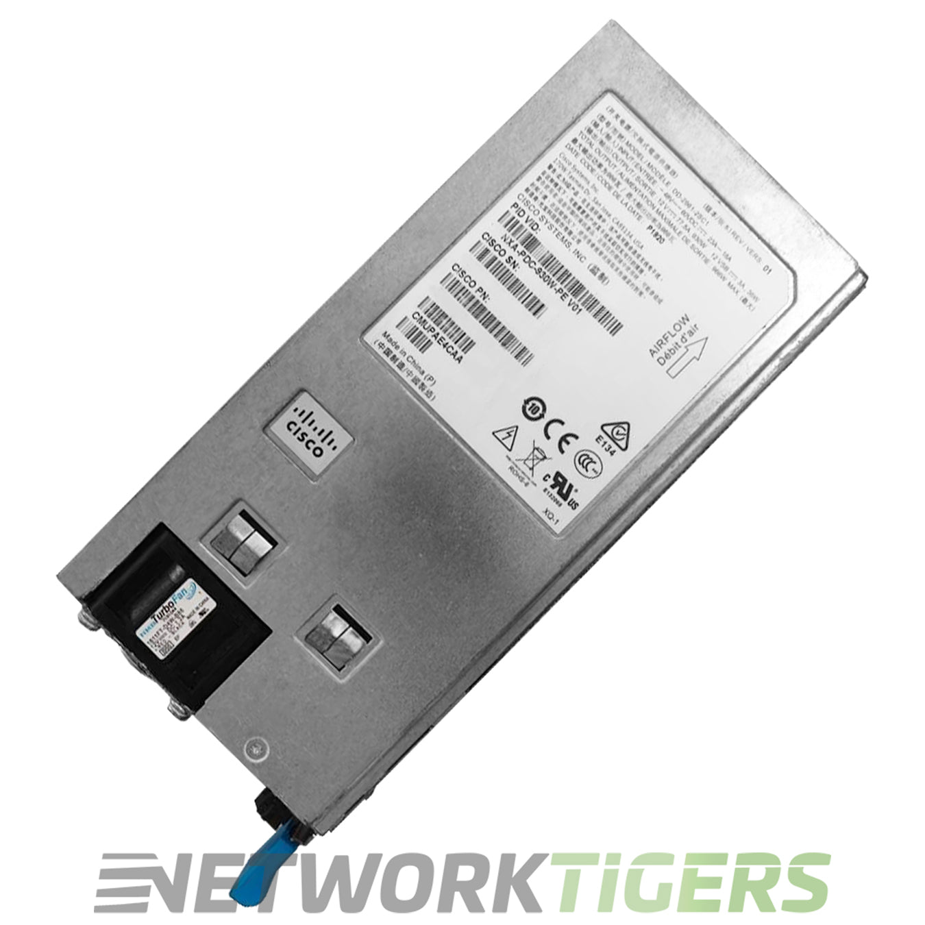 NEW Cisco NXA-PDC-930W-PE 930W DC B-F Air (Port Side Exhaust) Power Supply