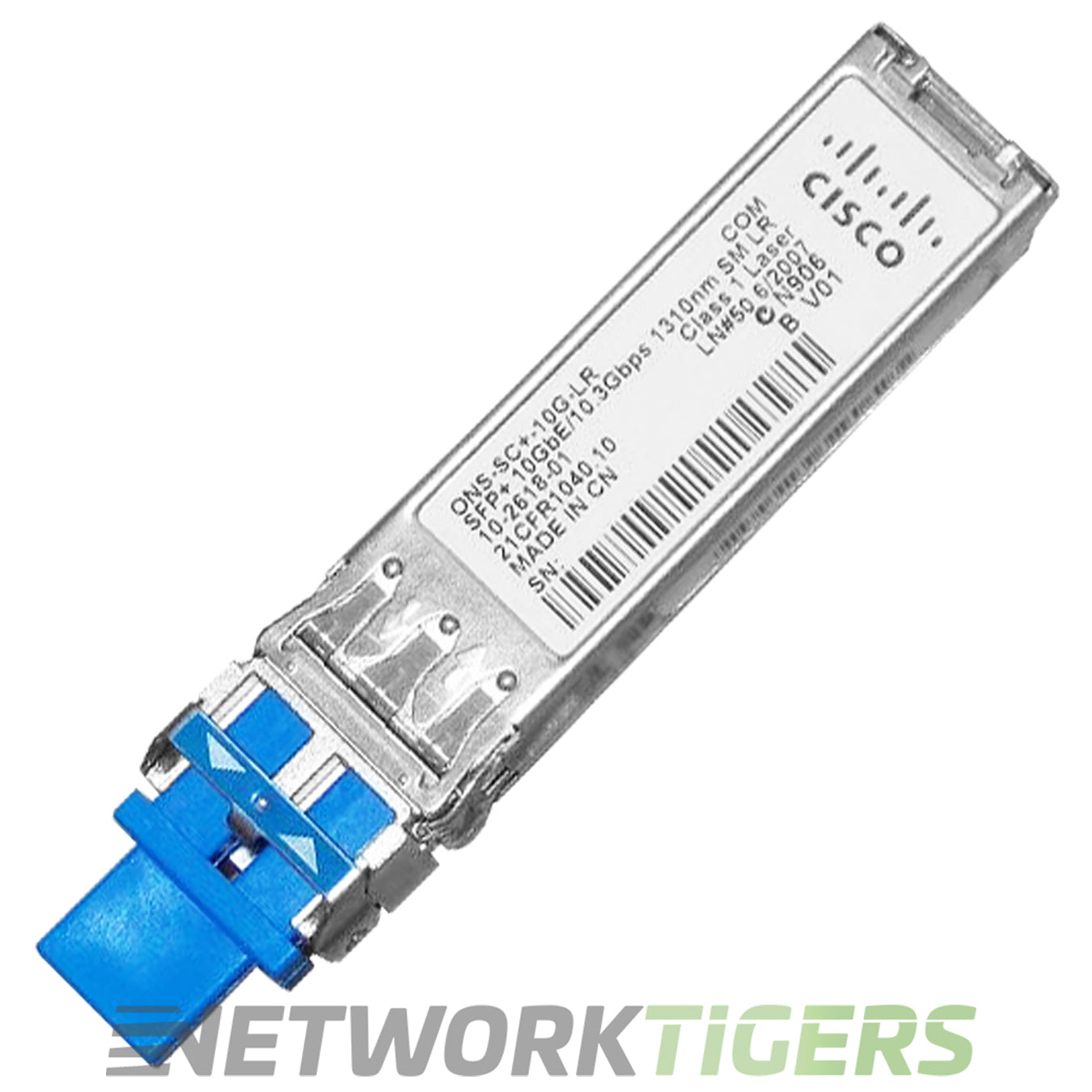 Cisco ONS-SC+-10G-LR 10GB BASE-LR 1310nm Long Reach SMF SFP+ Transceiver
