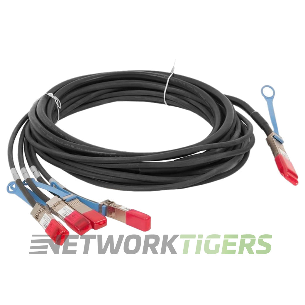 Cisco QSFP-4SFP10G-CU5M 5m 1x 40GB QSFP+ to 4x 10GB SFP+ Breakout Cable