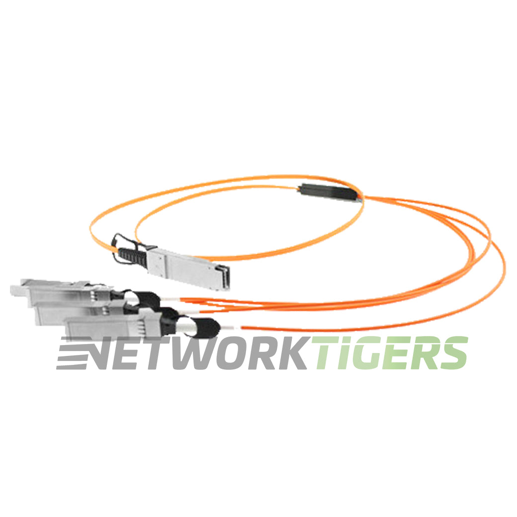 Cisco QSFP-4X10G-AOC1M 1m 1x 40GB QSFP+ to 4x 10GB SFP+ Breakout Cable