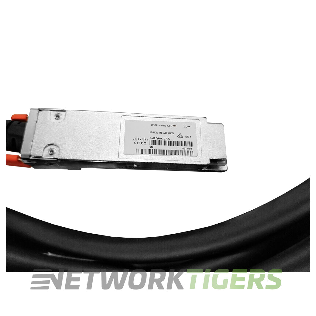 Cisco QSFP-H40G-ACU7M 7m 40GB QSFP+ Direct Attach Copper Cable
