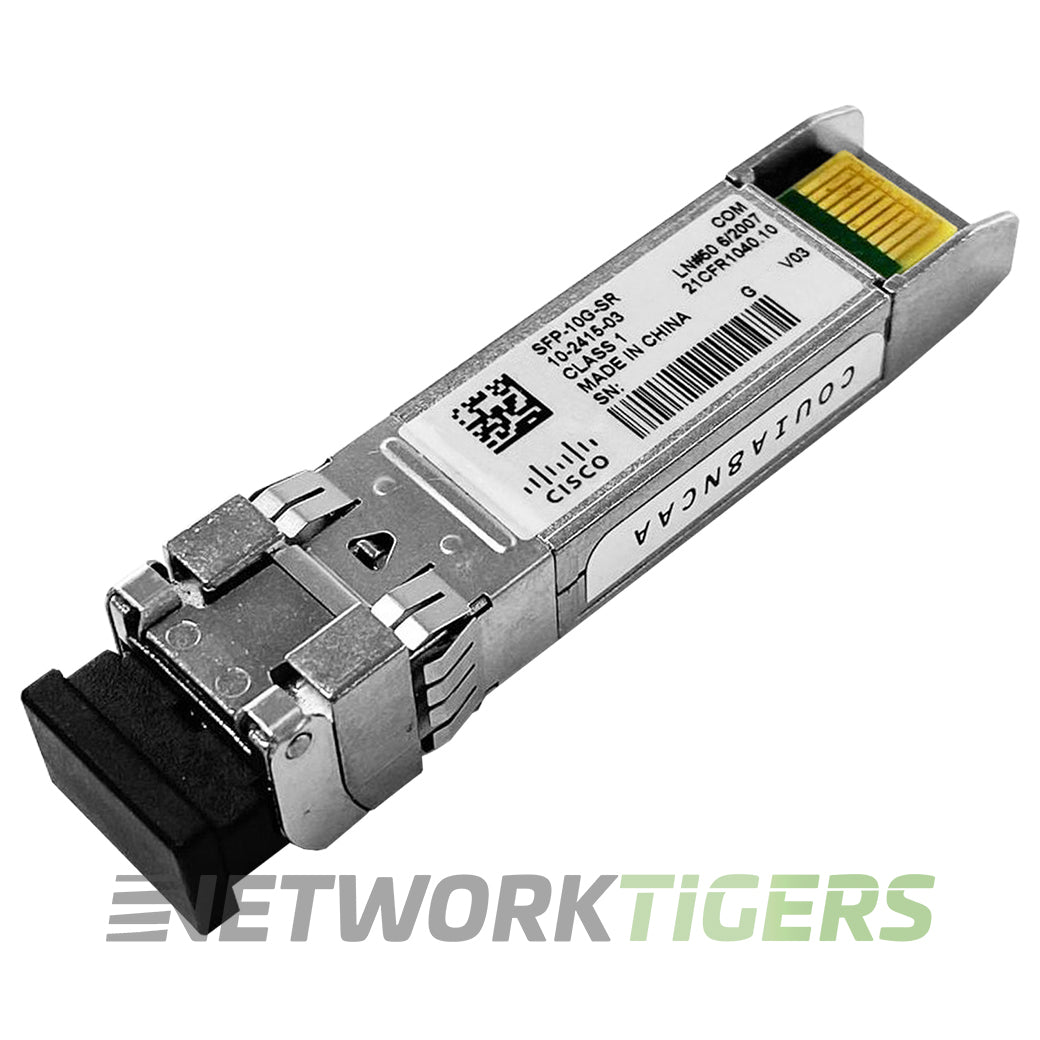 Cisco SFP-10G-SR 10GB BASE-SR 850nm Short Reach MMF SFP+ Transceiver