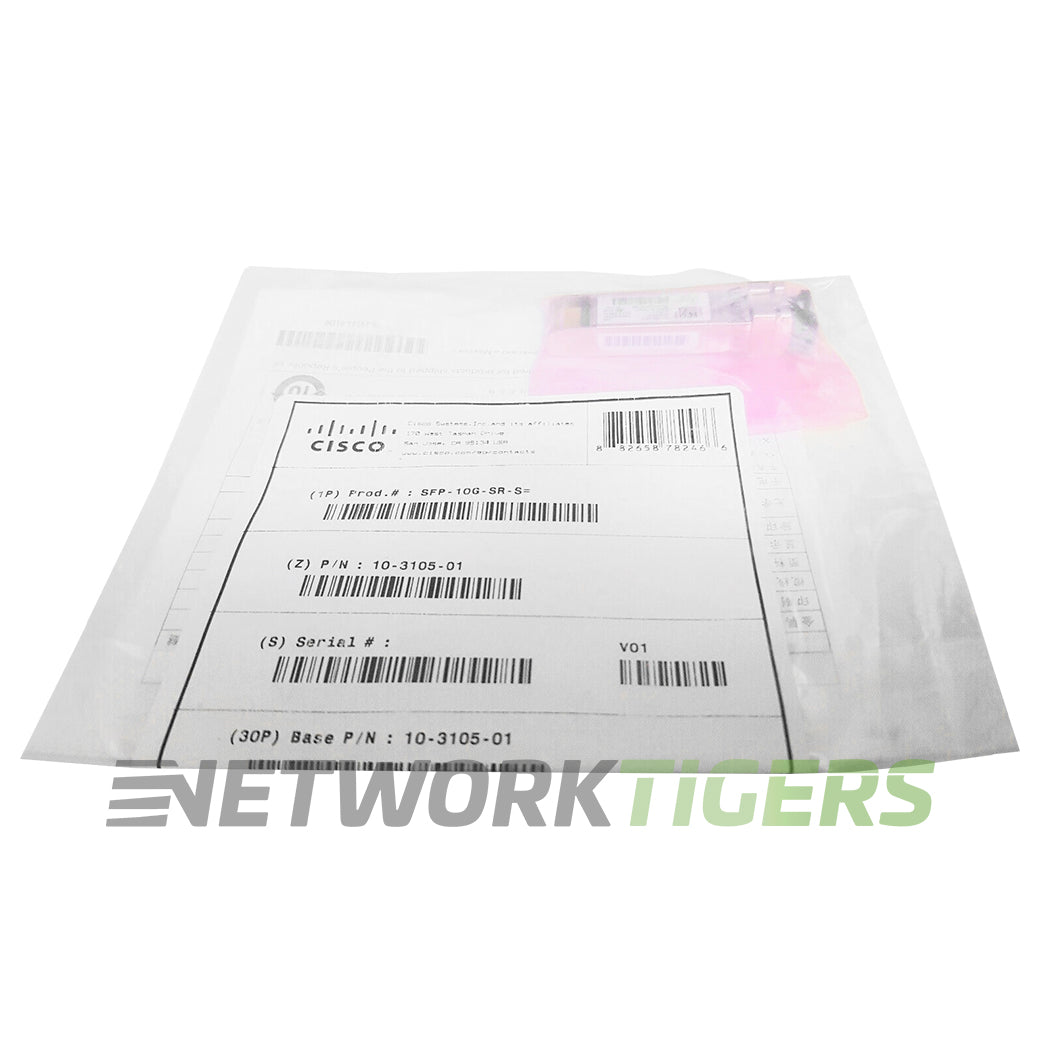 NEW Cisco SFP-10G-SR-S 10GB BASE-SR 850nm Short Reach MMF SFP+ Transceiver