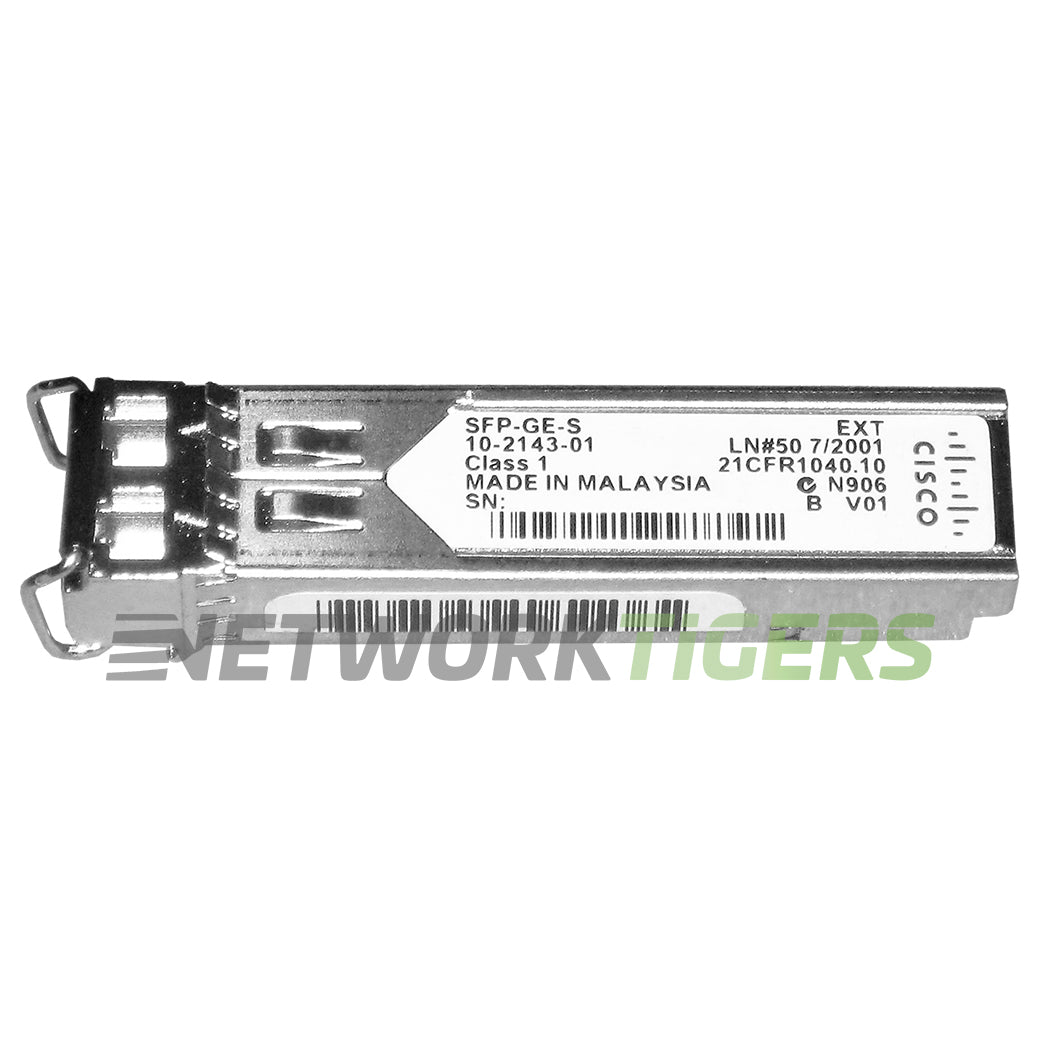 Cisco SFP-GE-S 1GB BASE-SX 850nm MMF LC SFP Transceiver w/ DOM