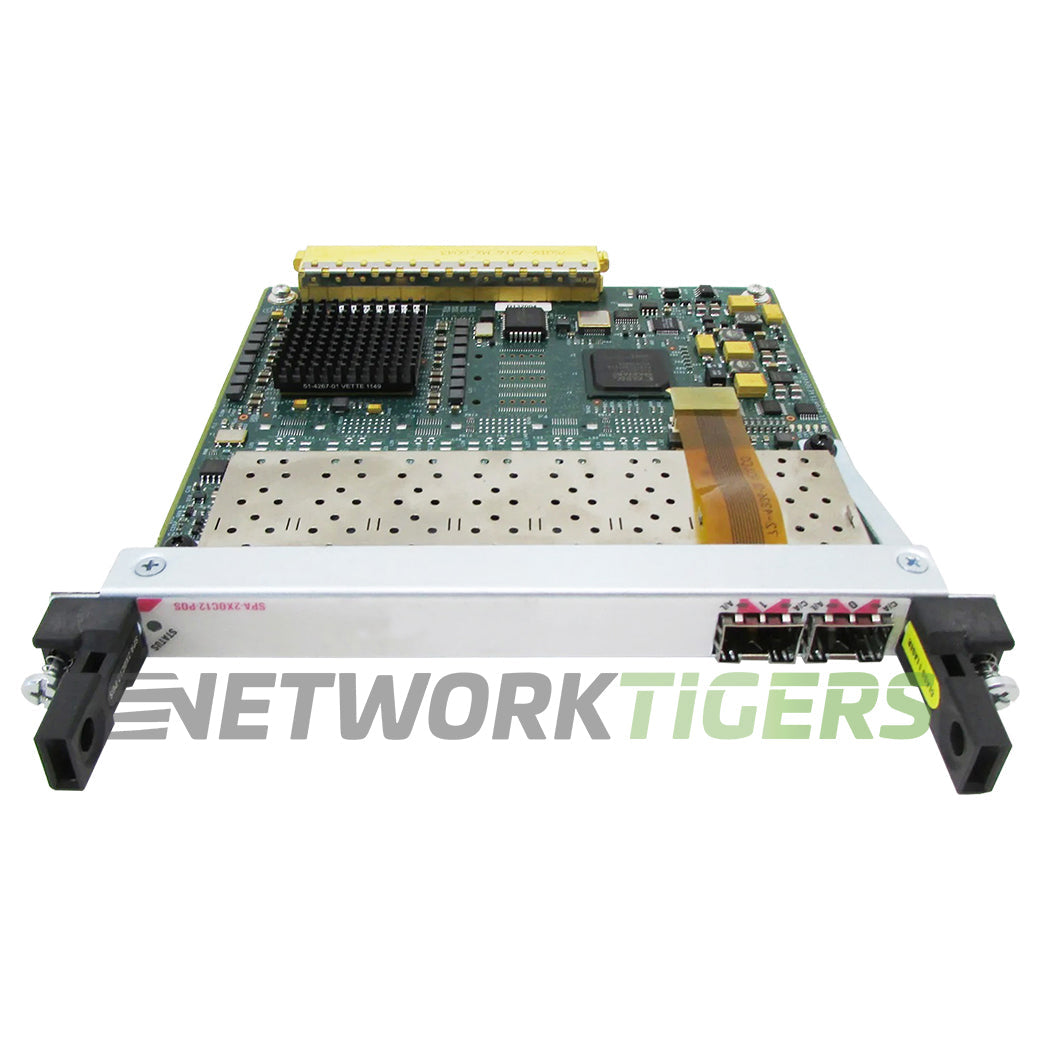 NEW Cisco SPA-2XOC12-POS Shared Port Adapter 2-Port OC-12c/STM-4 PoS SPA Router