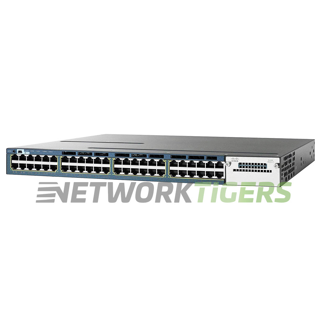 Cisco WS-C3560X-48U-E 48x 1GB UPoE RJ45 1x Module Slot Switch