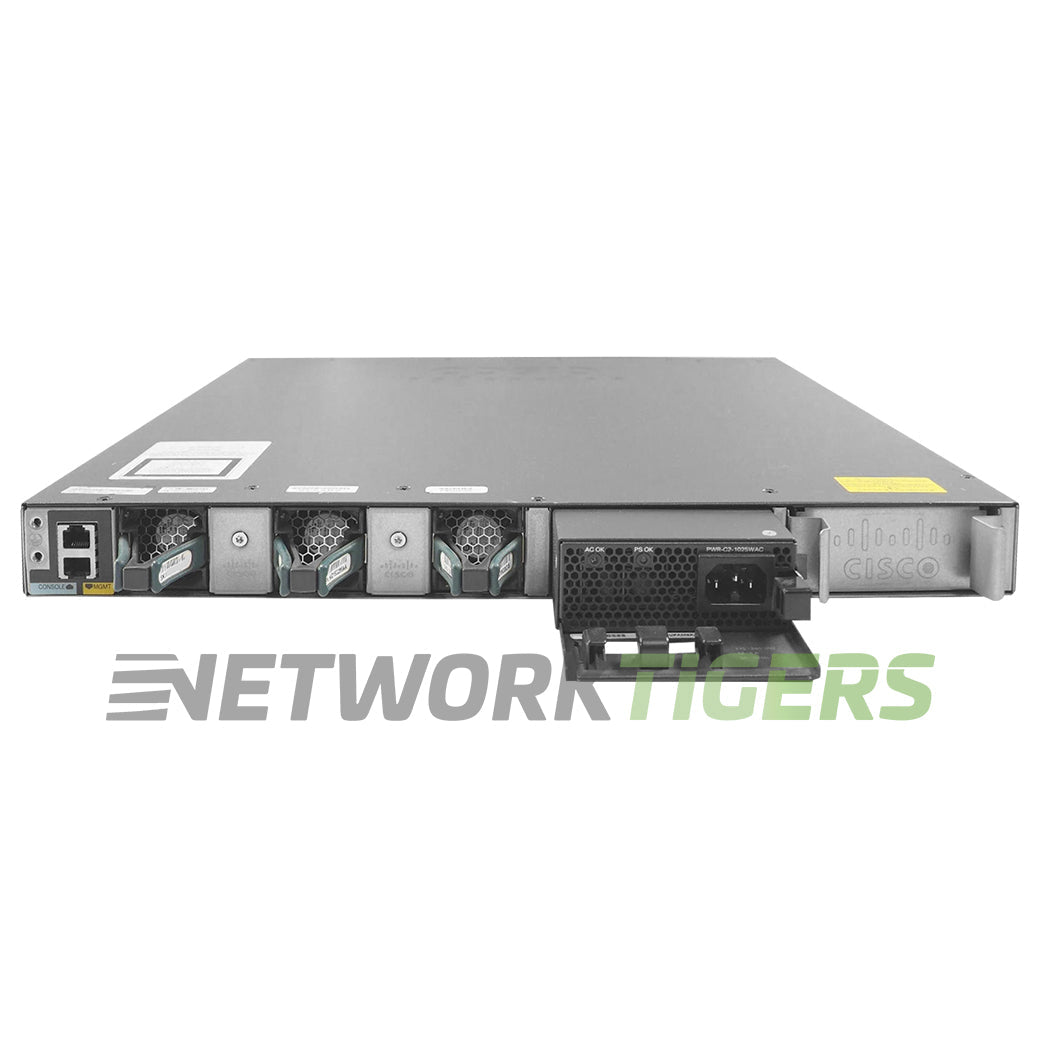 NEW Cisco WS-C3650-48FWD-S 48x 1GB FPoE RJ45 2x 10GB SFP+ Manages 5 APs Switch