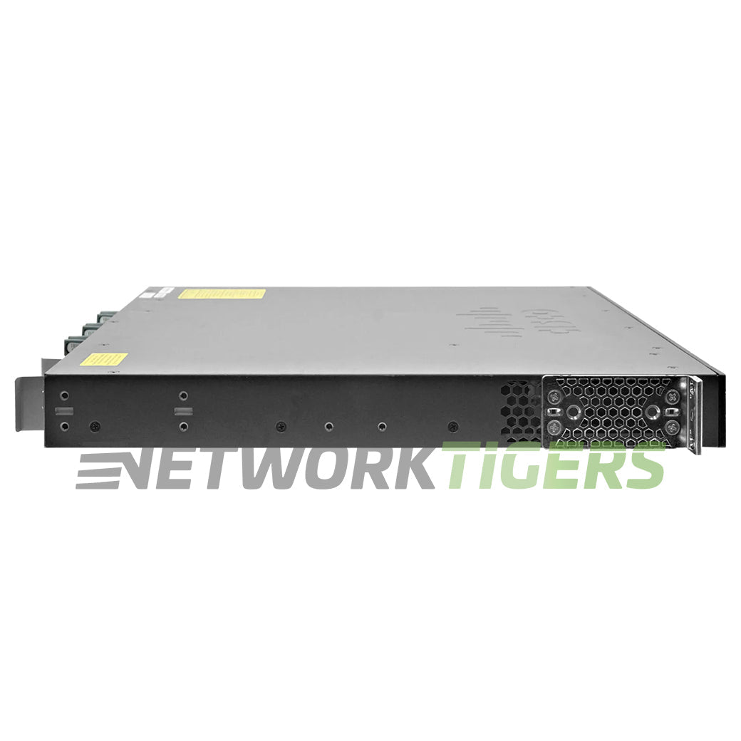Cisco WS-C3650-48PS-S w/Dual 1025WAC 48x 1GB PoE+ RJ-45 4x 1GB SFP Switch