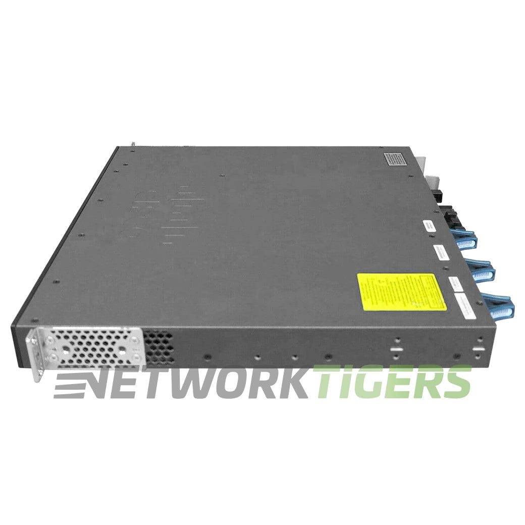 Cisco WS-C3650-48PS-S w/Dual 1025WAC 48x 1GB PoE+ RJ-45 4x 1GB SFP Switch