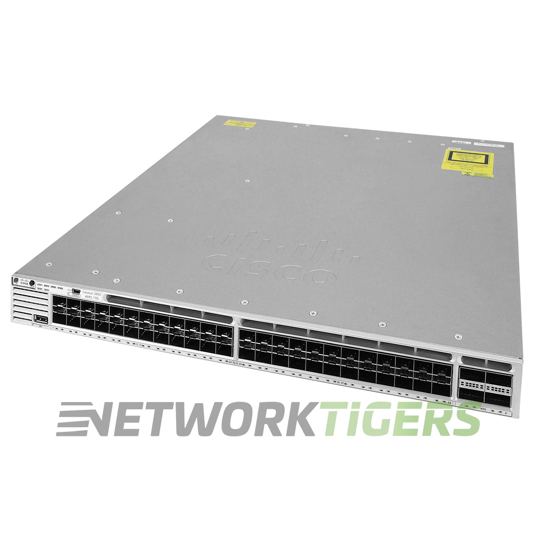 NEW Cisco WS-C3850-48XS-F-S 48x 10GB SFP+ 4x 40GB QSFP+ B-F Airflow Switch