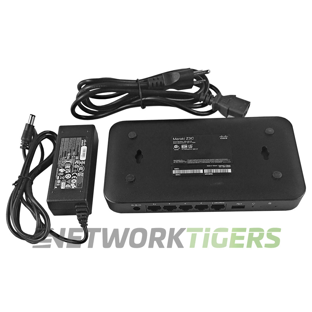 NEW Cisco Meraki Z3C-HW-NA Z3 Series Unclaimed Cloud Managed Teleworker Firewall