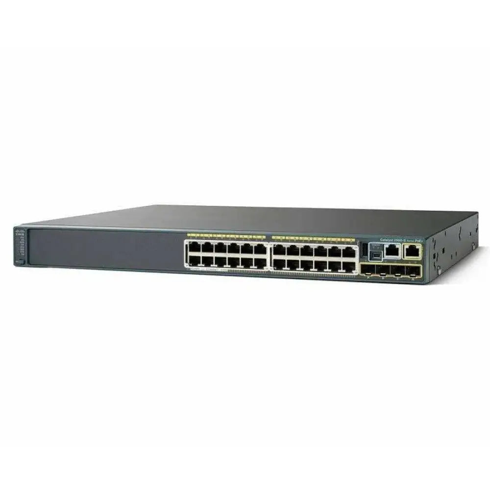 Cisco Catalyst 2960S 24-Port Gigabit Ethernet Switch WS-C2960S-24TS-L 4x SFP LAN Base - Refurbished