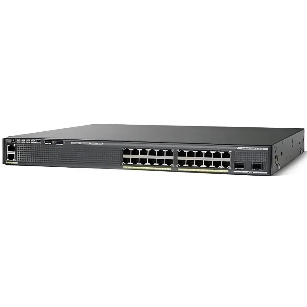Cisco Catalyst 2960X 24-Port Gigabit Ethernet Switch WS-C2960X-24TS-L 4x SFP LAN Base - Refurbished
