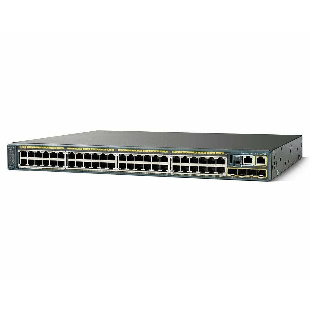 Cisco Catalyst 2960X 48 Port PoE Switch - WS-C2960X-48FPS-L Refurbished