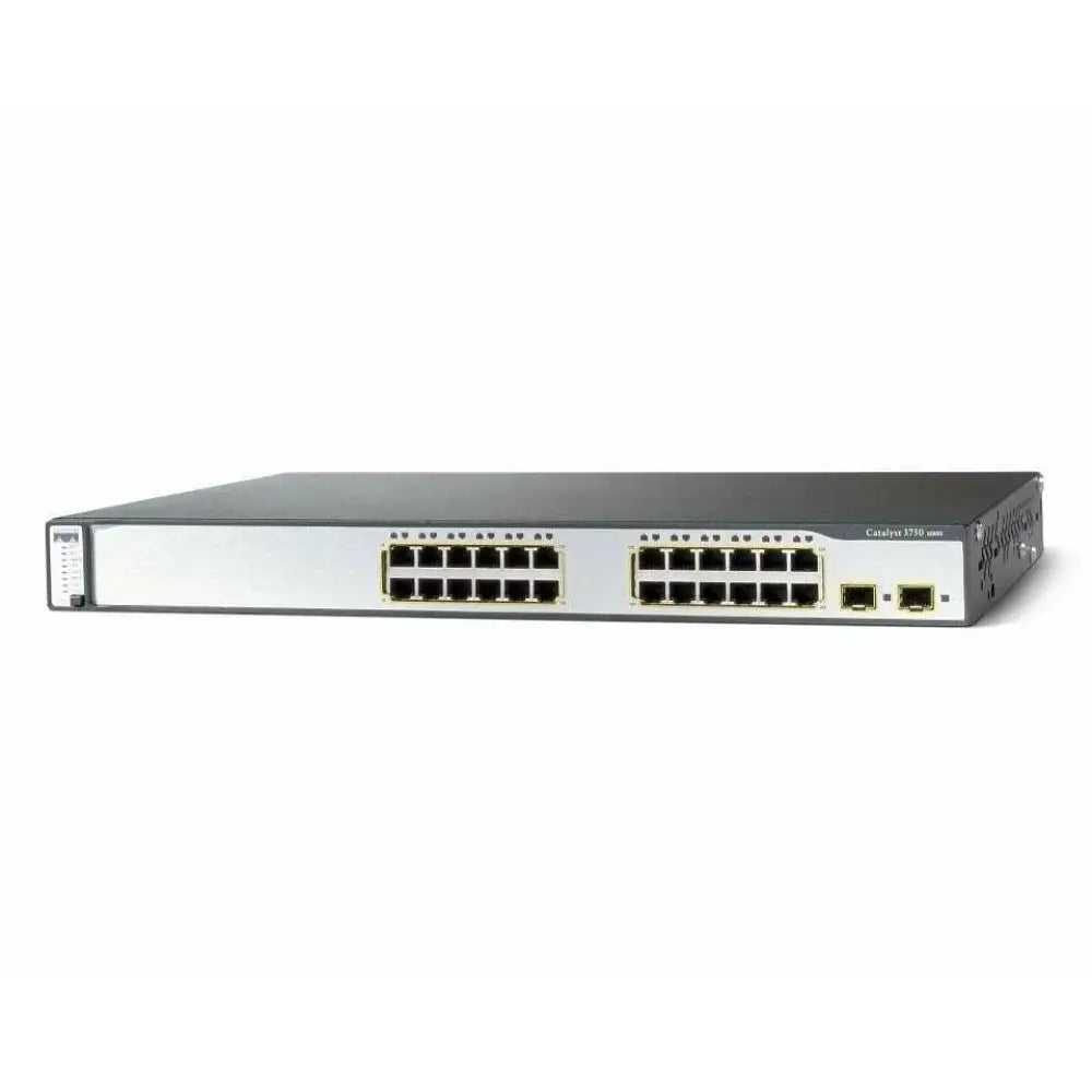 Cisco Catalyst 3750 24-Port PoE Managed Switch WS-C3750-24PS-S - Refurbished