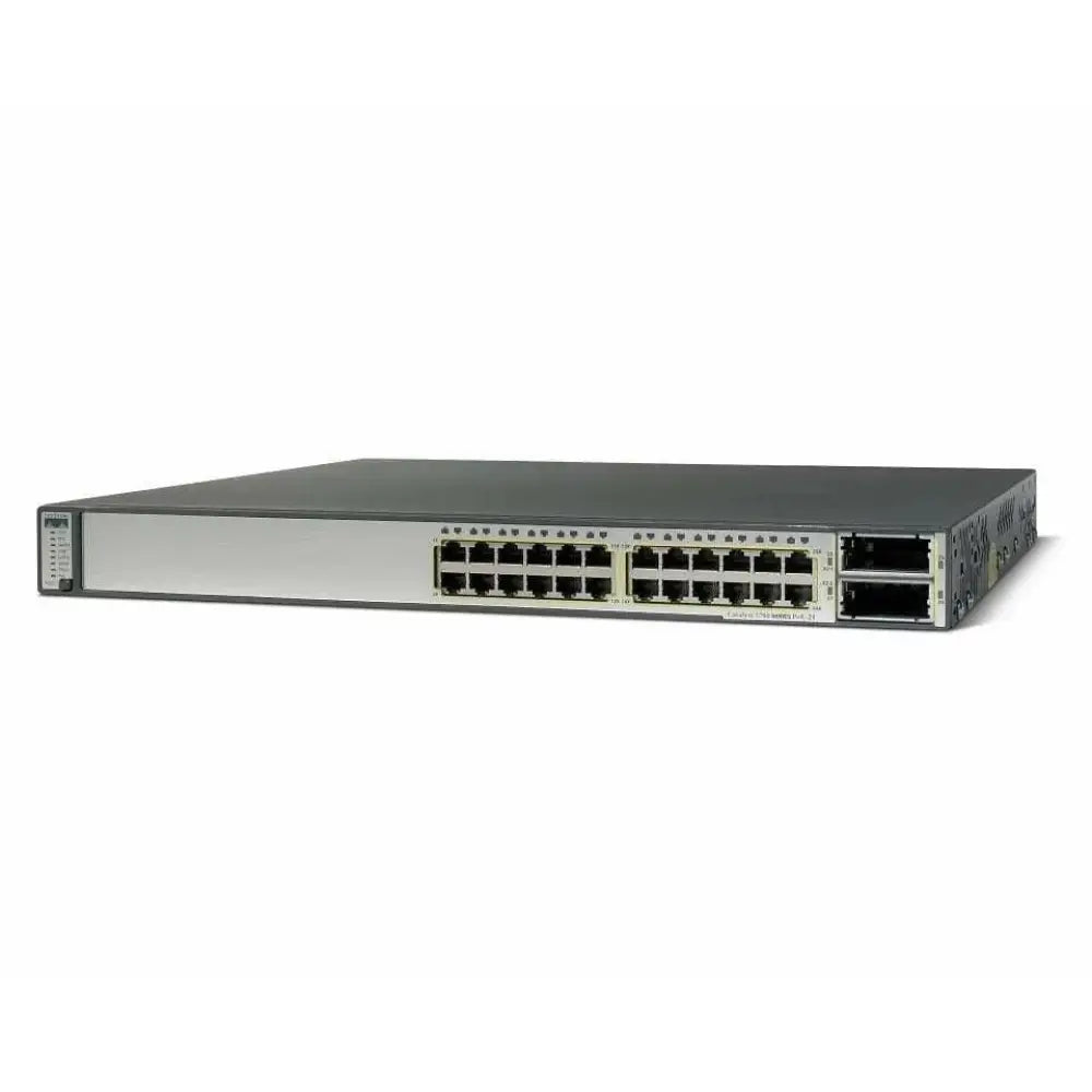 Cisco WS-C3750E-24PD-S Catalyst 3750E 24-Port PoE Gigabit Switch 2x 10GE - Refurbished