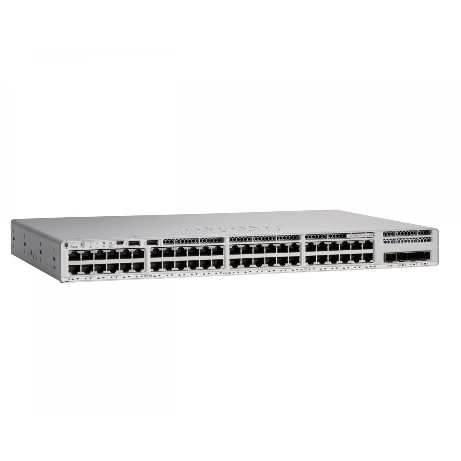 C9200L-48T-4G-A - Cisco Catalyst 9200 Series Switch with 48 ports gigabit ethernet, Data Only, 4x 1 gigabit SFP fixed uplink, Network Advantage license