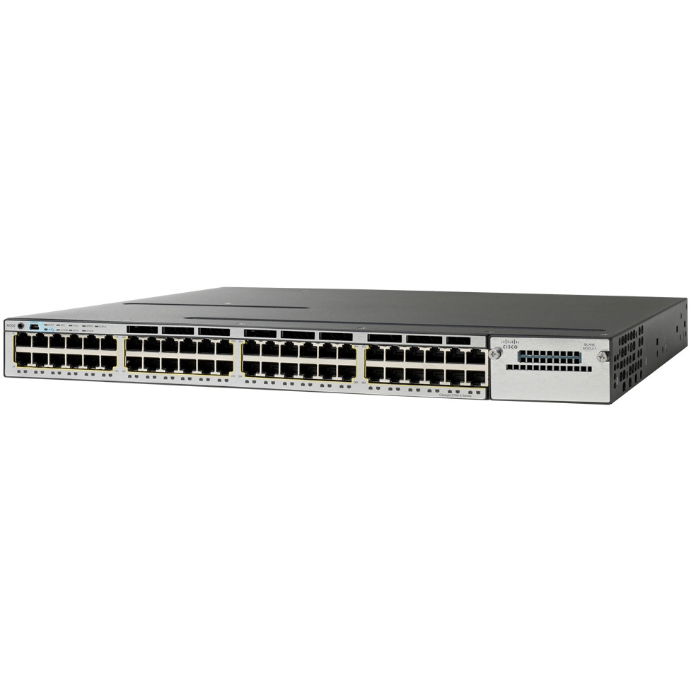 Cisco Catalyst C3750X 48 Port POE Switch - WS-C3750X-48P-L