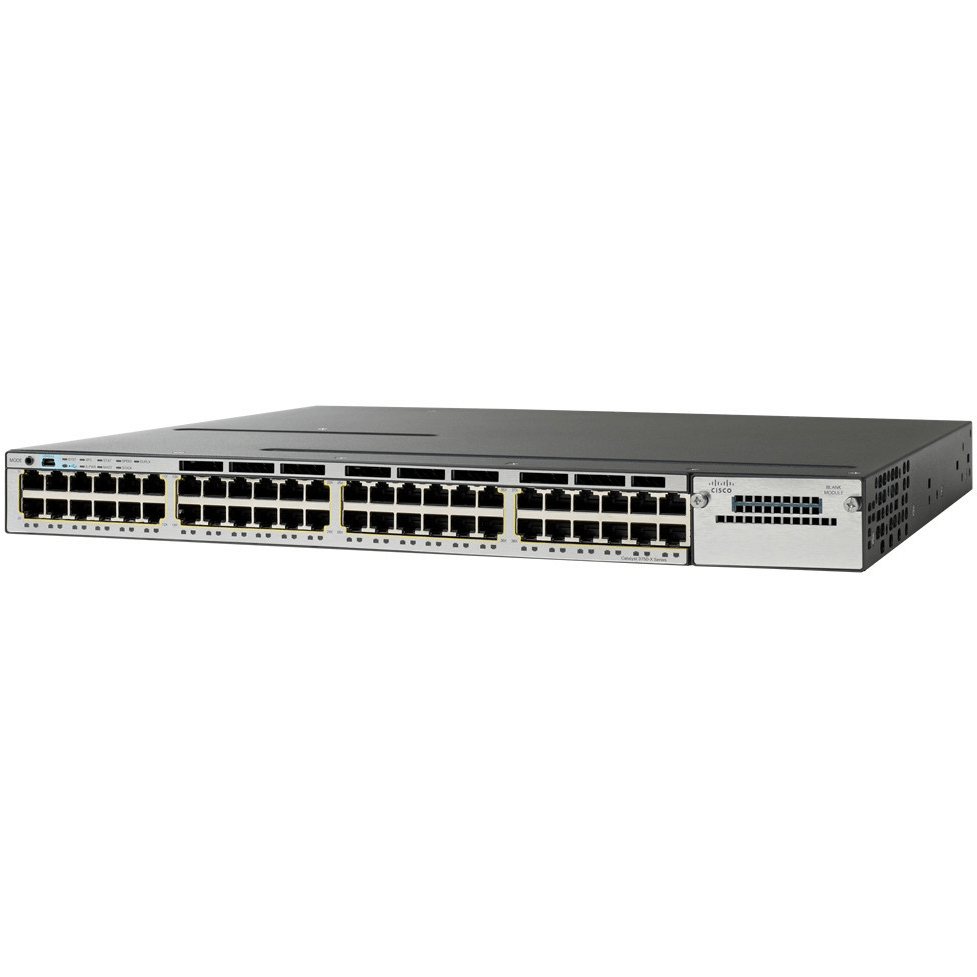 Cisco Catalyst C3750X 48 Port POE Switch - WS-C3750X-48PF-S