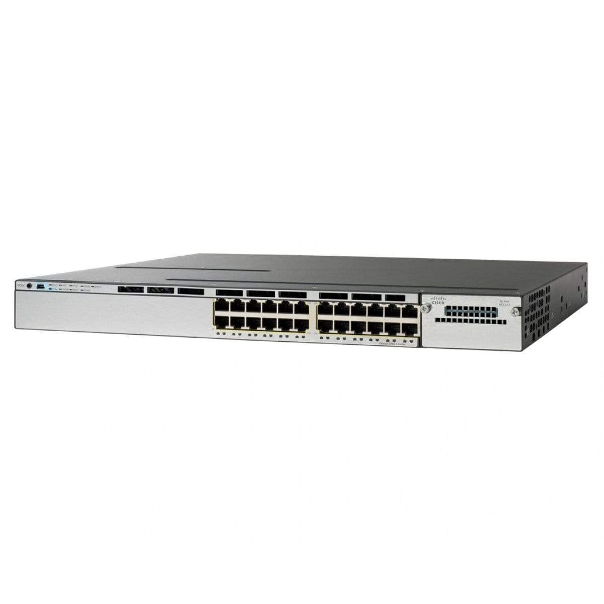 WS-C3850-##T-x - Cisco Catalyst 3850 Series Switch with 24 or 48 ports, Modular Uplink