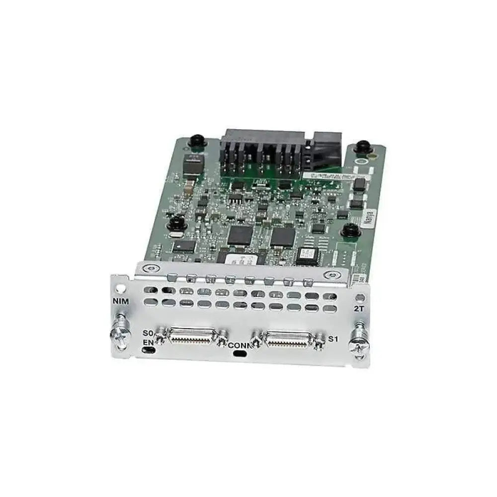 Cisco NIM-2T 2-Port Serial WAN Interface Card for ISR 4000 Series - Refurbished
