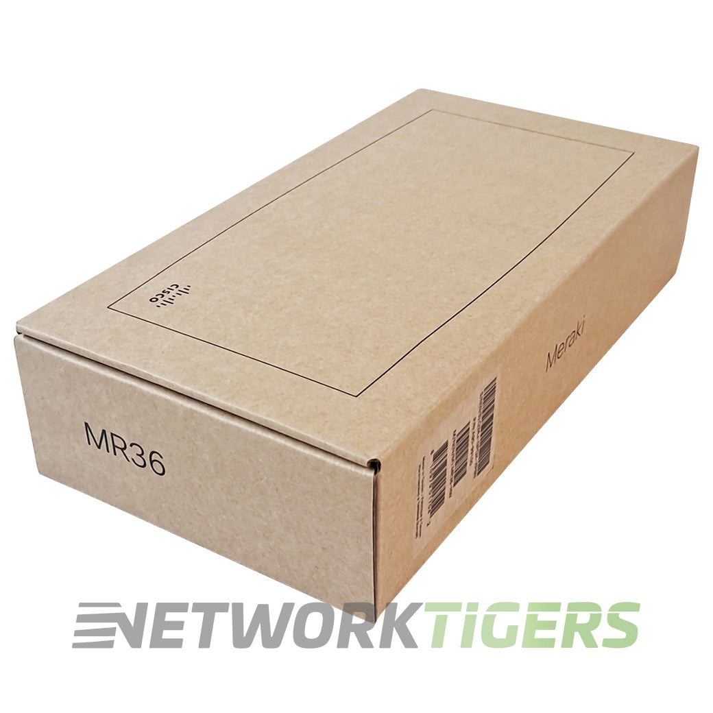 NEW Cisco Meraki MR36-HW Wi-Fi 6 802.11ax Internal Ant Unclaimed WAP w/ Mounts