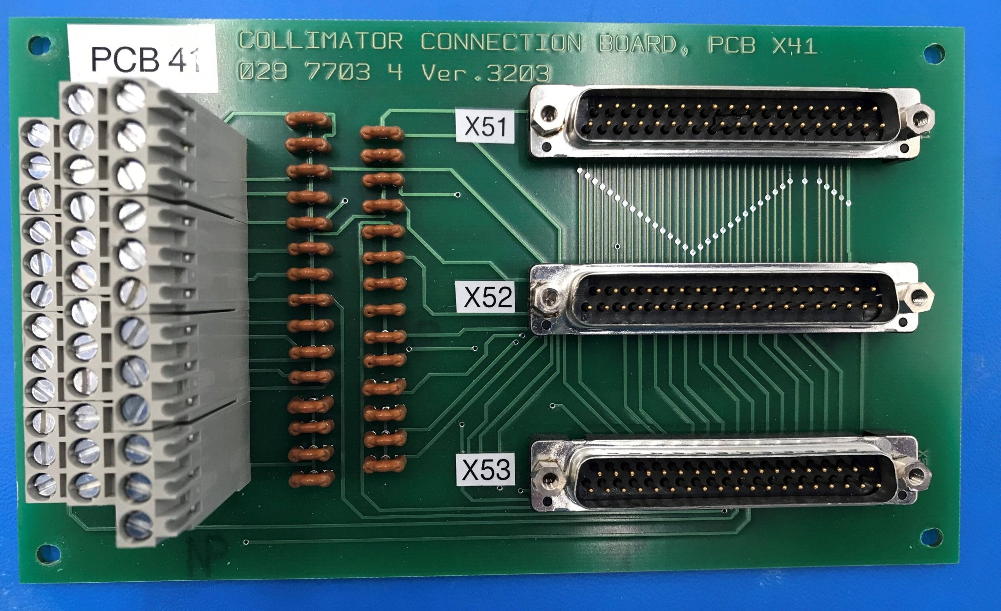 Collimator Connection Board (029 7703 4 VER 3203/PCB 41) NRT/Picker