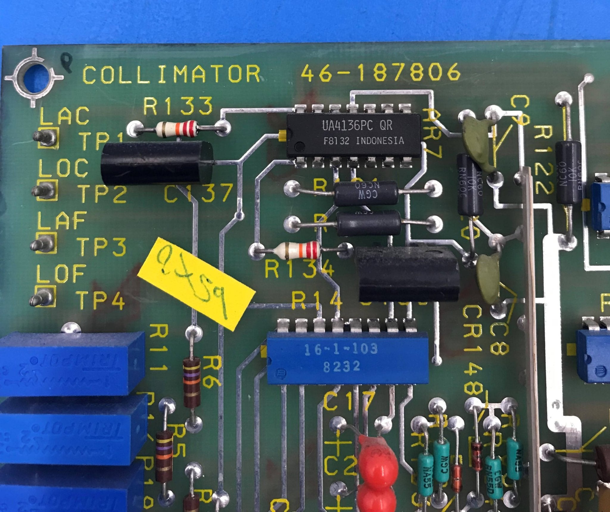 Collimator PCB (46-187806 G1 C) GE Advantx