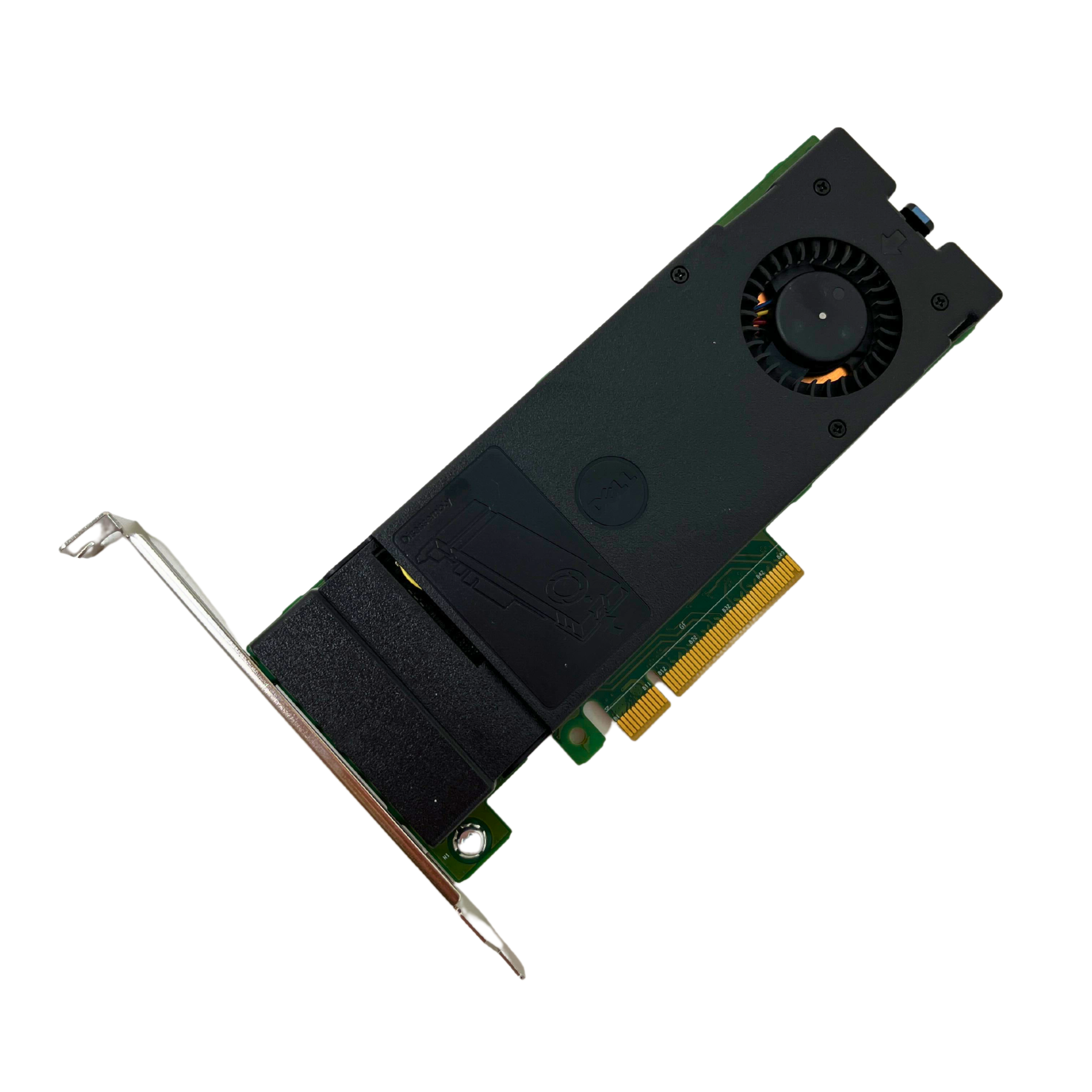 Dell SSD 2x M.2 Slot PCIe Solid State Storage Adapter Card with 2x copper heatinks (0FM1CF)